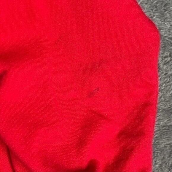 Red & Black Floral Appliqué Long Sleeve Top and pants size 5 Matching Outfit - Picture 7 of 10